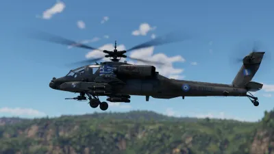 War Thunder - Greek AH-64A Apache — скриншот 3