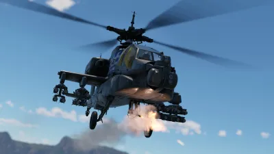War Thunder - Greek AH-64A Apache — скриншот 6