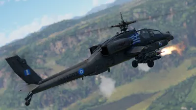 War Thunder - Greek AH-64A Apache — скриншот 7