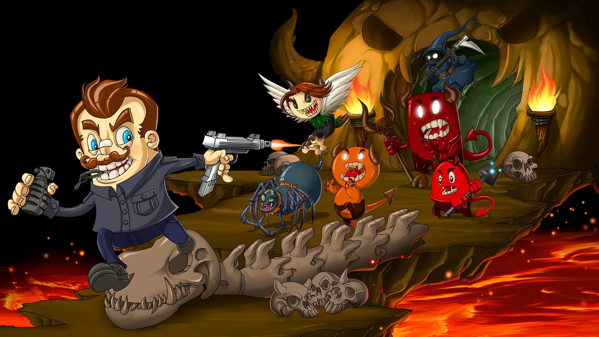 Mustache In Hell — трейлер