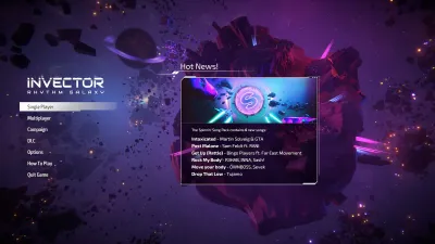 Invector: Rhythm Galaxy - Spinnin' Song Pack — скриншот 1