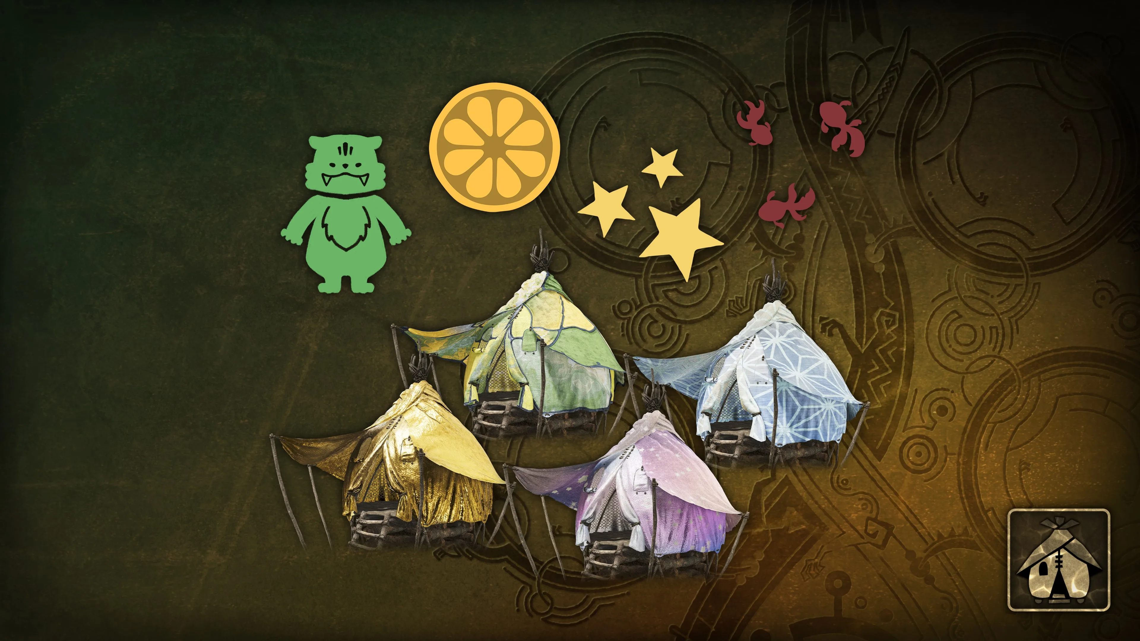 Комплект для настройки внешнего вида палатки ч. 2