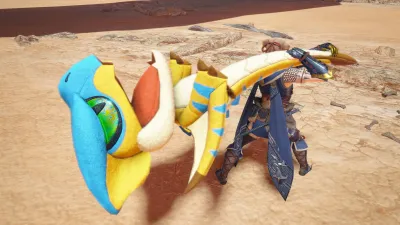 Многослойное оружие охотника «Набитый Тигрекс» (охотничий рог) — скриншот 6