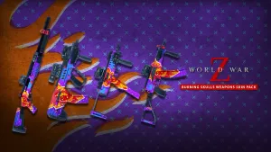 World War Z - Burning Skulls Weapons Skin Pack