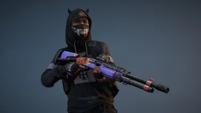 World War Z - Burning Skulls Weapons Skin Pack — скриншот 8