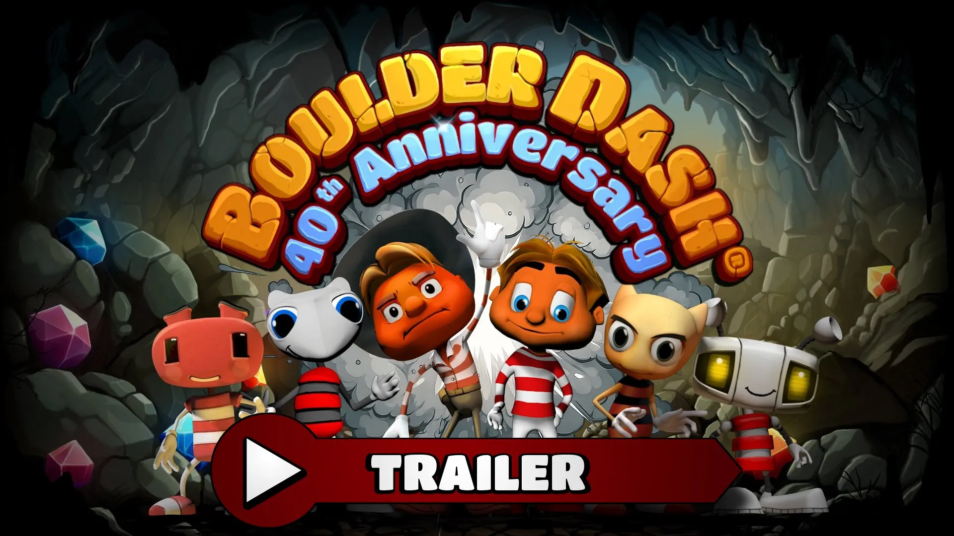 BOULDER DASH 40th Anniversary — трейлер