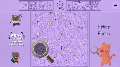 Мяу-моменты: Праздник Музыки и Книг - Meow Moments: Celebrating Beats & Books — скриншот 3