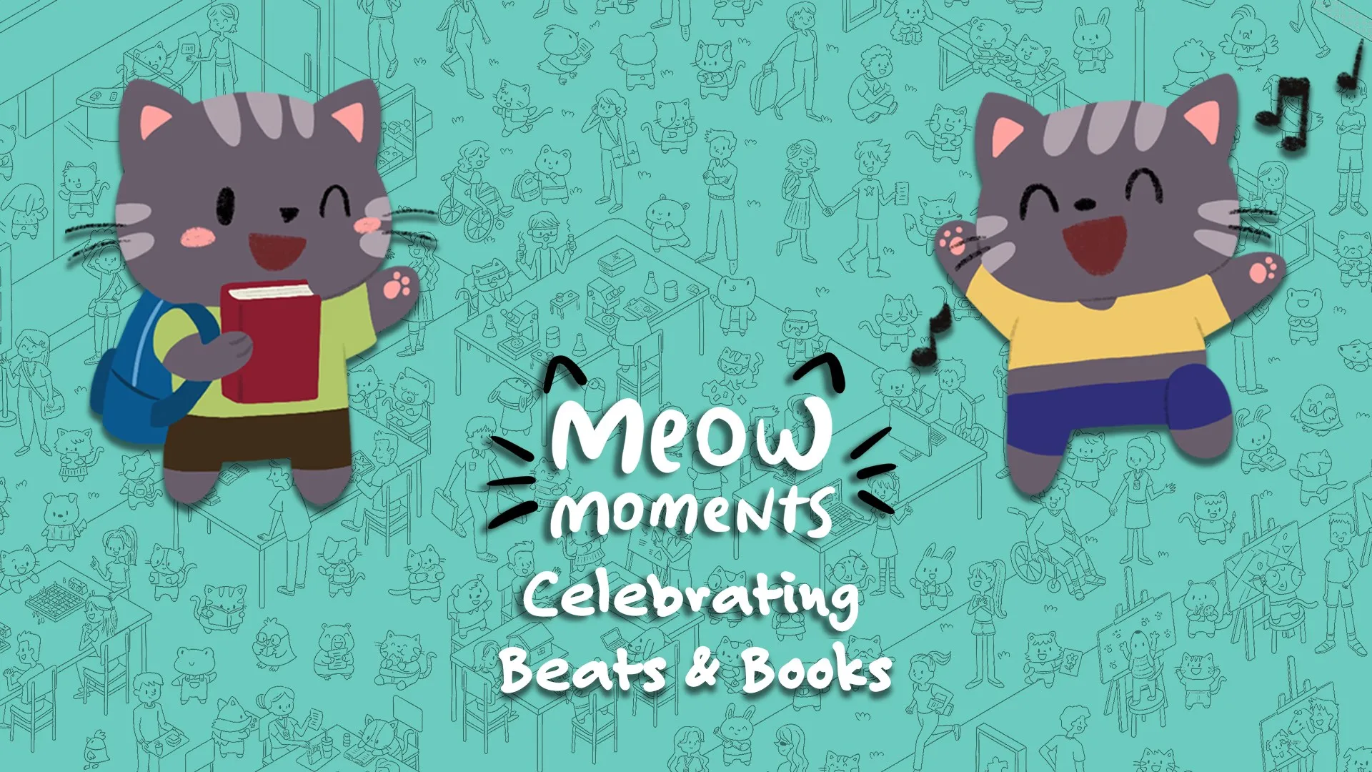 Мяу-моменты: Праздник Музыки и Книг - Meow Moments: Celebrating Beats & Books — трейлер