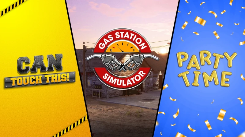 Gas Station Simulator, Can Touch This DLC and Party Time DLC Bundle