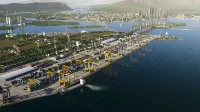 Cities: Skylines II - Bridges & Ports — скриншот 1