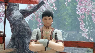 Многослойные доспехи для охотника "Ожерелье-бабочка" — скриншот 2