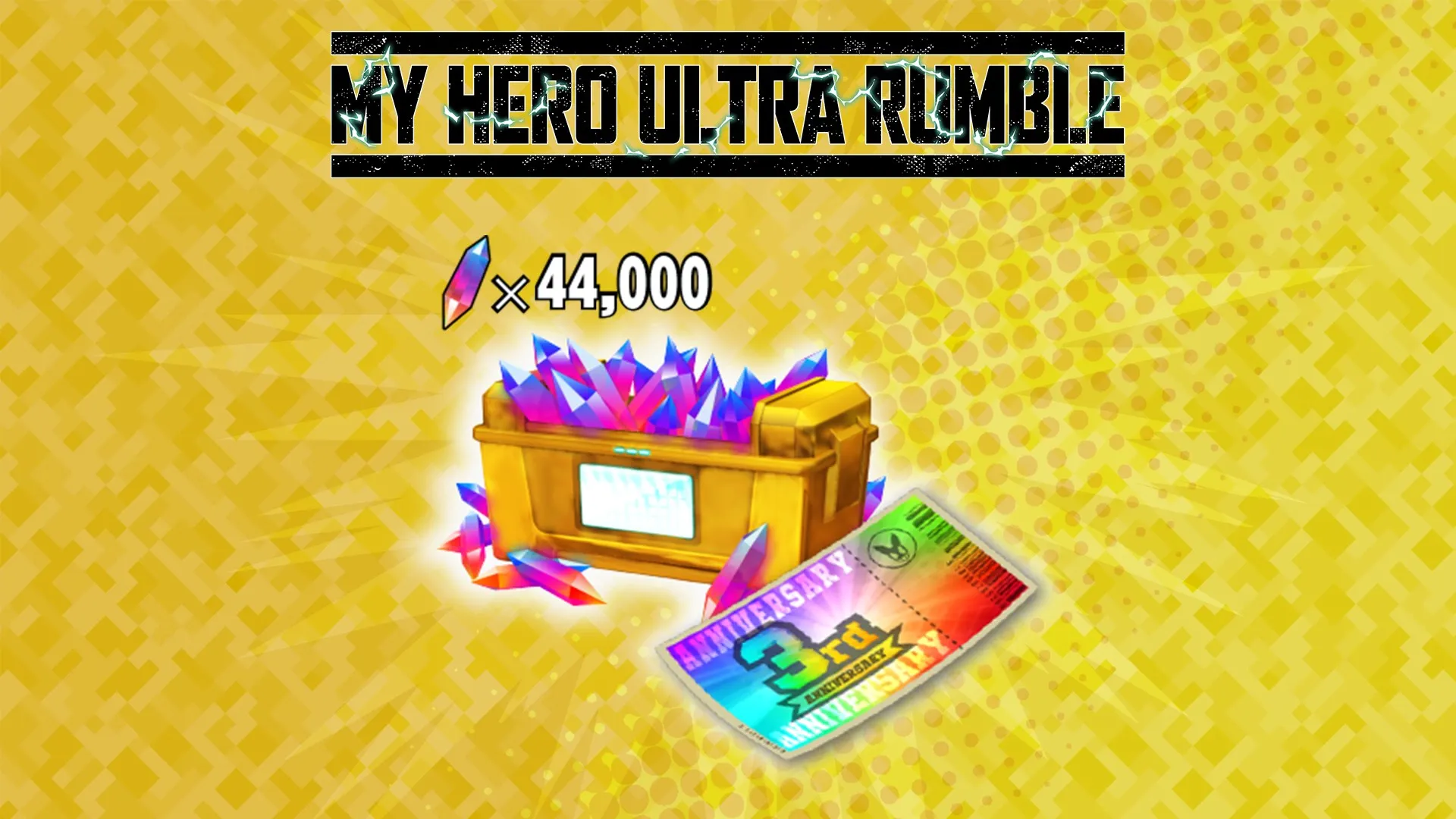 MY HERO ULTRA RUMBLE - 3rd Anniversary Hero Crystals Limited Set C