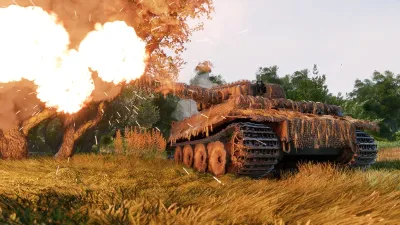 Enlisted - Tiger H1 West Camo Squad — скриншот 2