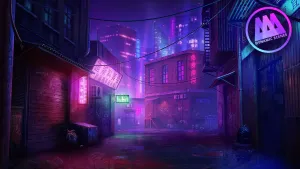 AAA Dynamic Scenes - Neon Metropolis Alley Dynamic Scene