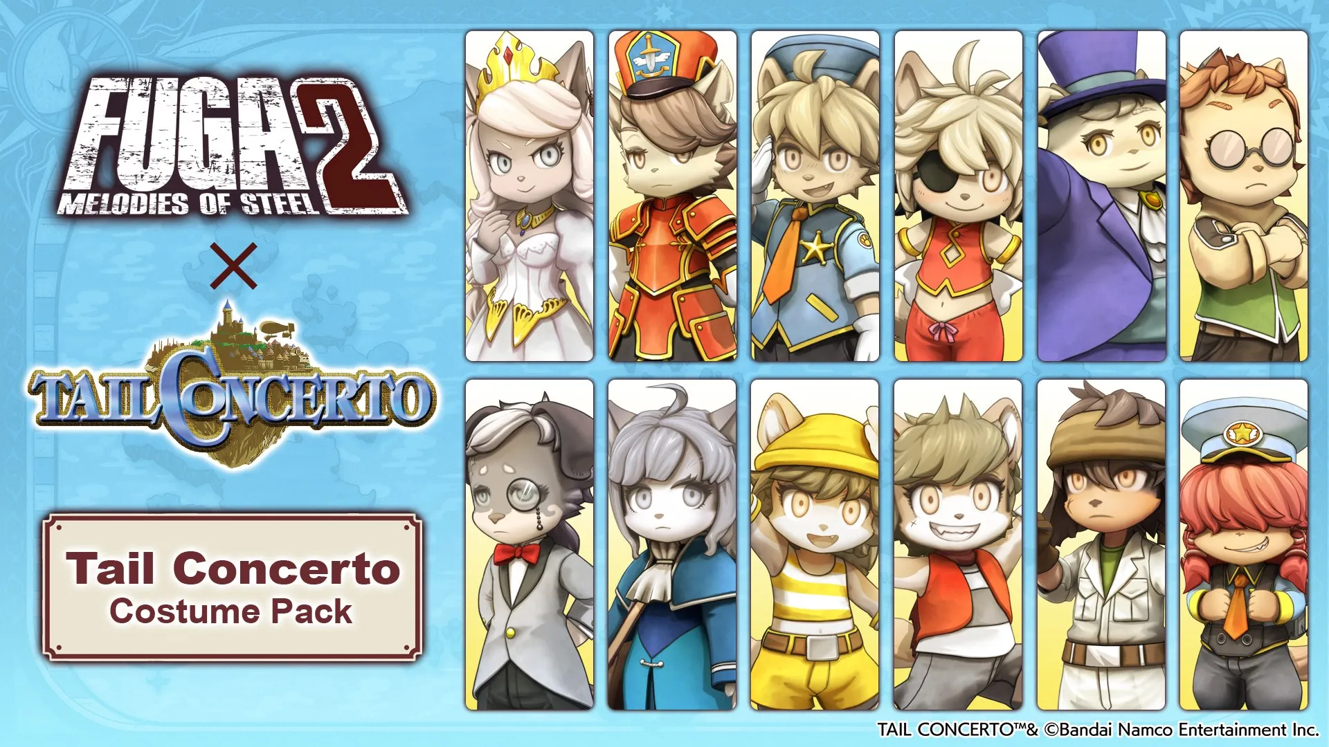 Fuga: Melodies of Steel 2 — Набор костюмов «Tail Concerto» — трейлер