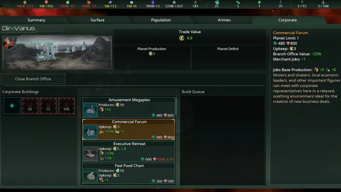 Stellaris: MegaCorp — скриншот 3