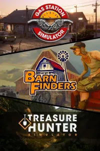 Gas Station Simulator + Barn Finders + Treasure Hunter Simulator BUNDLE