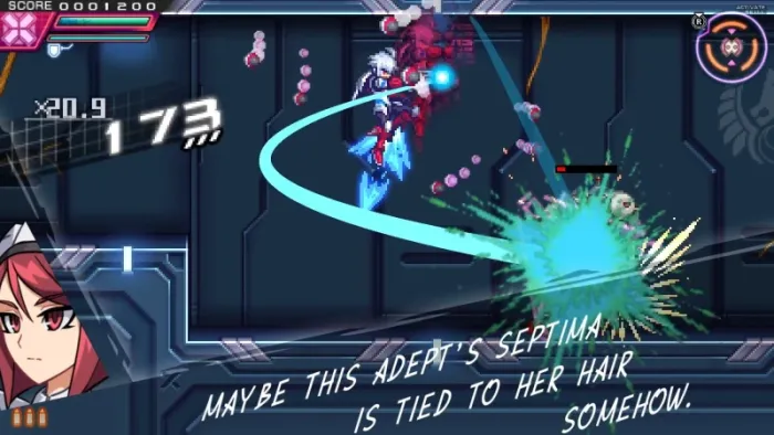 Azure Striker GUNVOLT 2 — скриншот 4