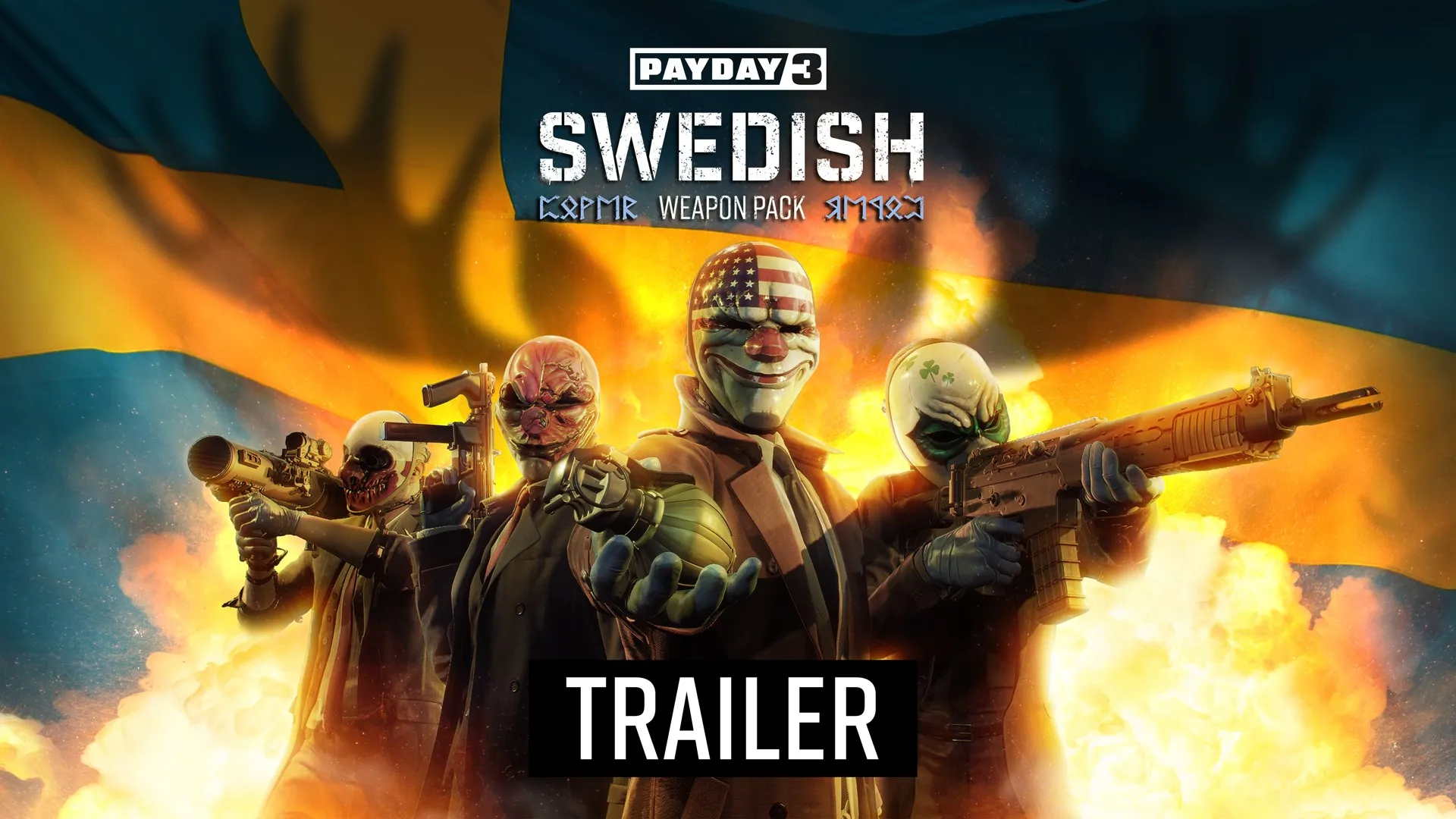 PAYDAY 3: Swedish Weapon Pack — трейлер