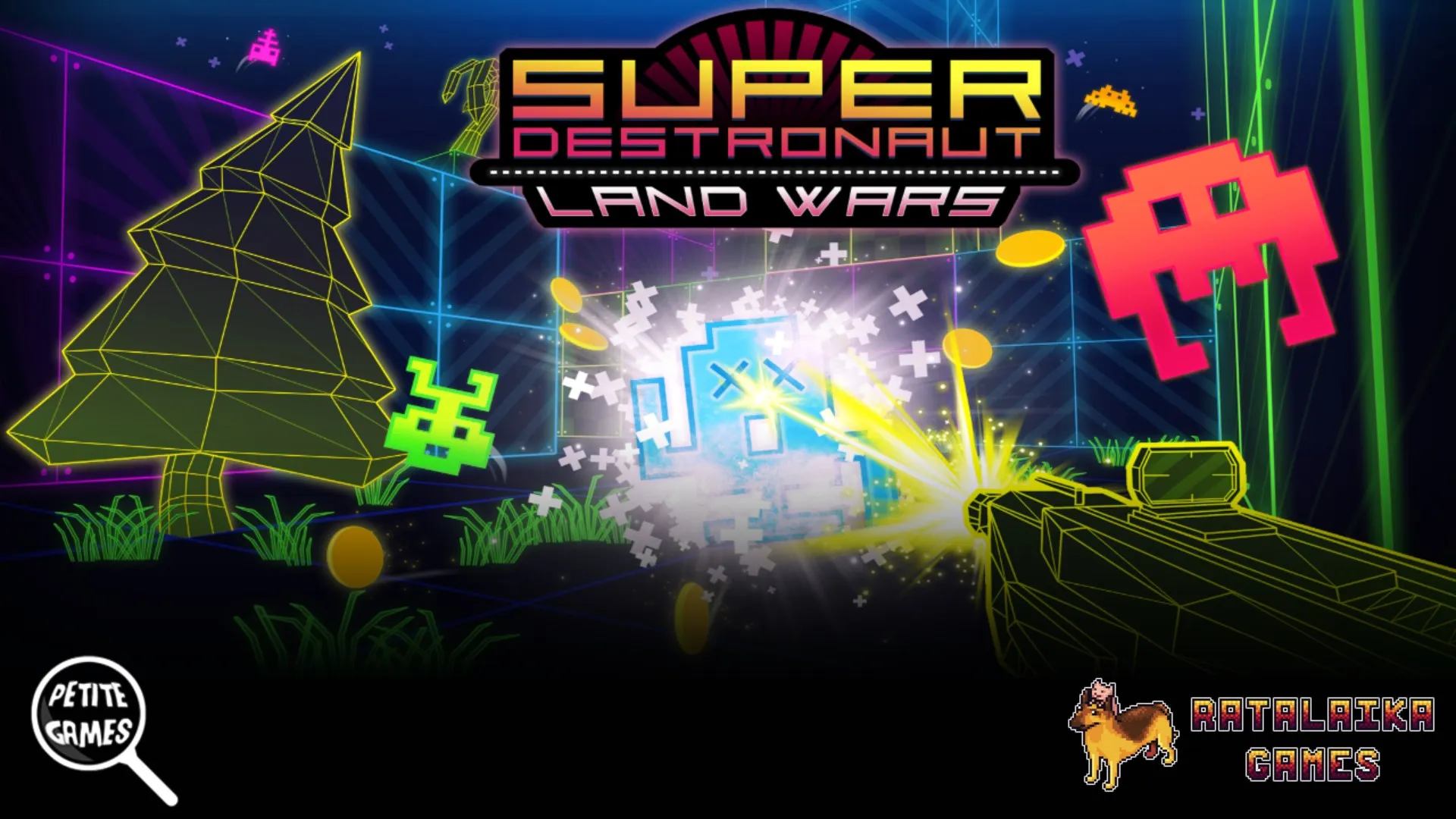 Super Destronaut: Land Wars — трейлер