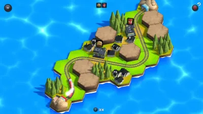 Railway Islands - Puzzle — скриншот 2