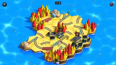 Railway Islands - Puzzle — скриншот 5