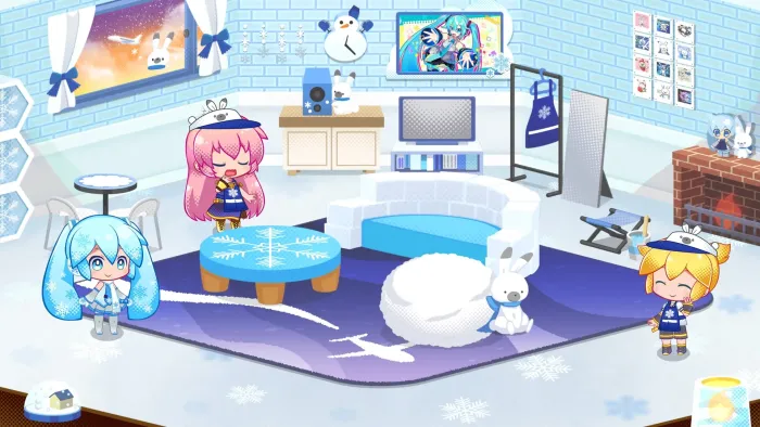 Premium DLC "SNOW MIKU Sky Town" — скриншот 4