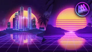 AAA Dynamic Scenes - Retro Synthwave Nights