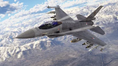 War Thunder - Набор F-16AM — скриншот 1