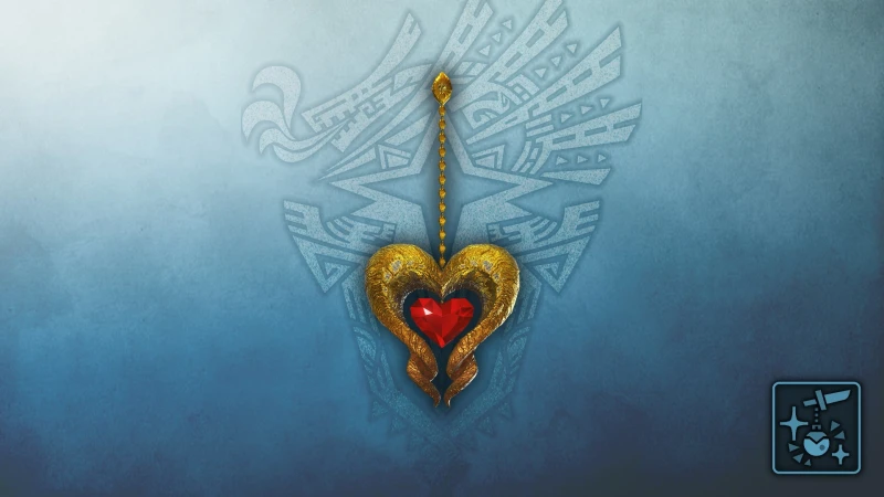 Кулон: рубиновое сердце кулве