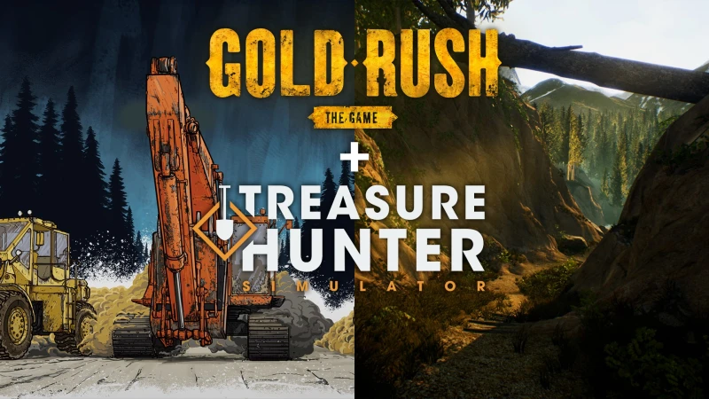 Пакет симуляторов: Treasure Hunter Simulator и Золотая лихорадка [Gold Rush] (ДВОЙНОЙ НАБОР)
