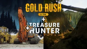 Пакет симуляторов: Treasure Hunter Simulator и Золотая лихорадка [Gold Rush] (ДВОЙНОЙ НАБОР)