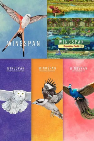 Крылья + птицы Европы + Океании + Азии + Декоративные наборы