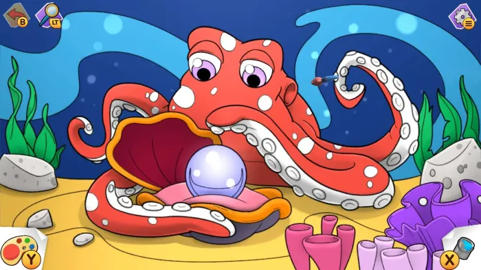 Coloring Book: Ocean Animals — скриншот 3