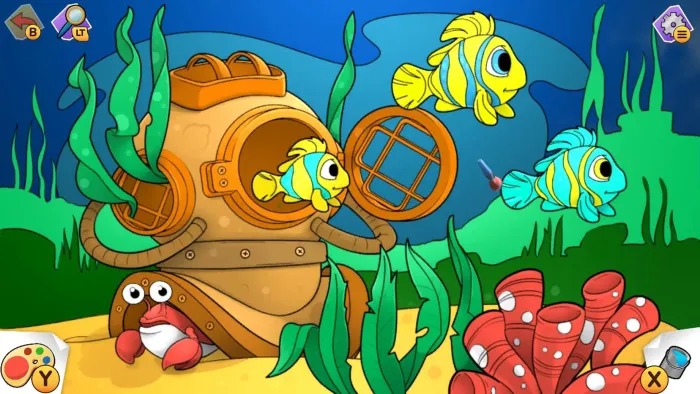 Coloring Book: Ocean Animals — скриншот 4