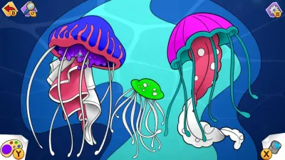 Coloring Book: Ocean Animals — скриншот 6