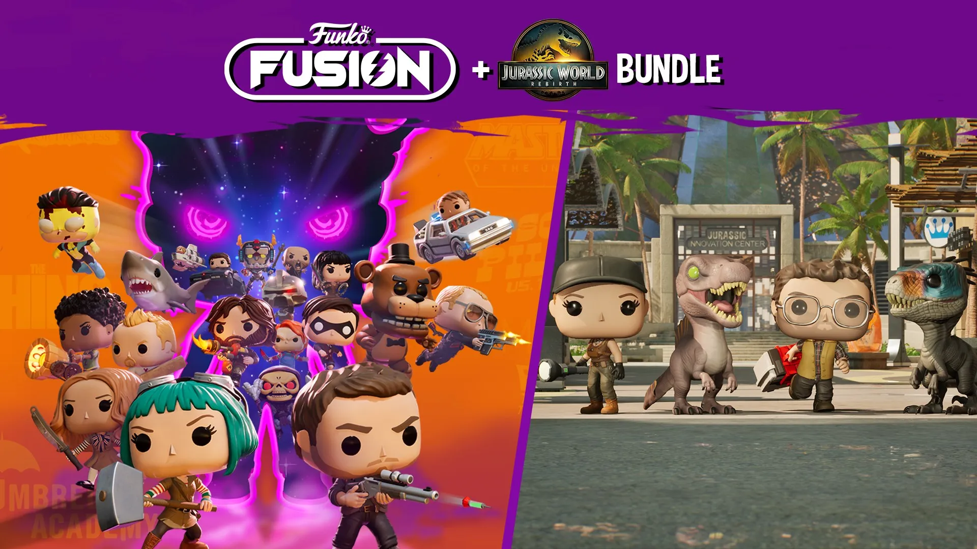 Funko Fusion and Jurassic World Rebirth DLC