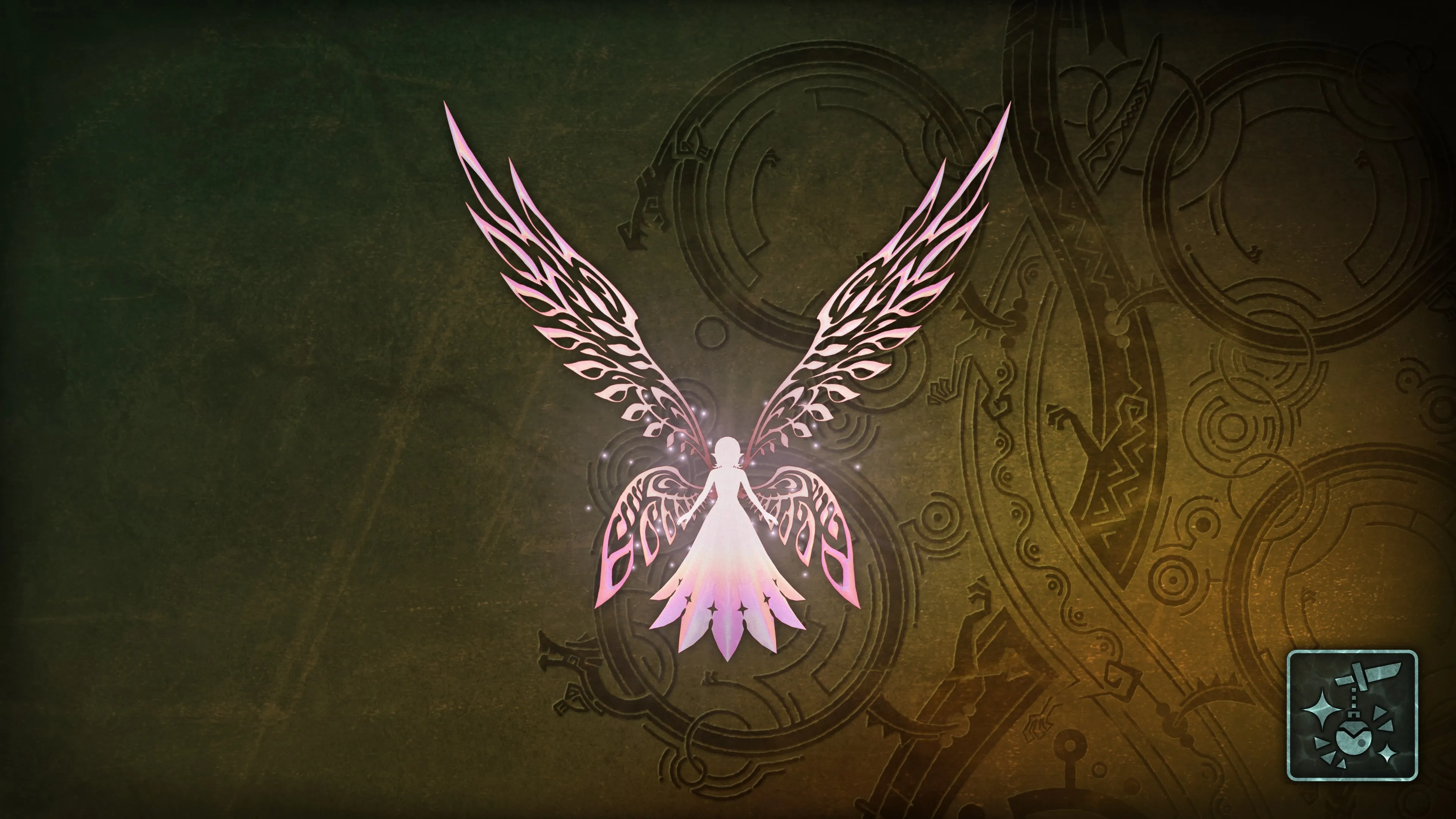 Подвеска: розовый фонарик