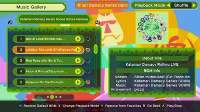 Once Upon A KATAMARI - Katamari Damacy Series Dance Dance Remixes — скриншот 1