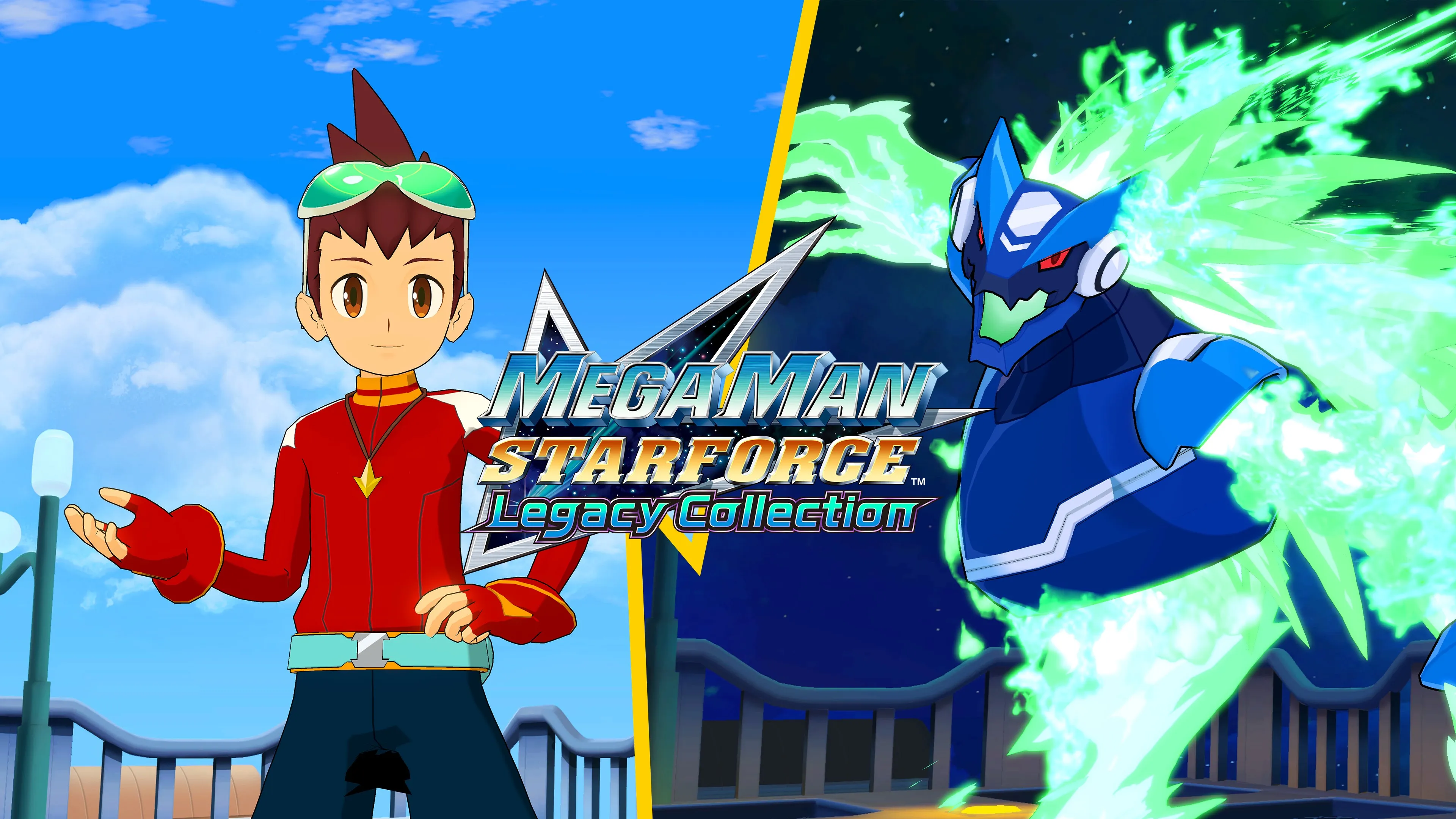 Mega Man Star Force Legacy Collection — набор моделей для персонажей «Джио Стелар» и «Омега-Ксис»