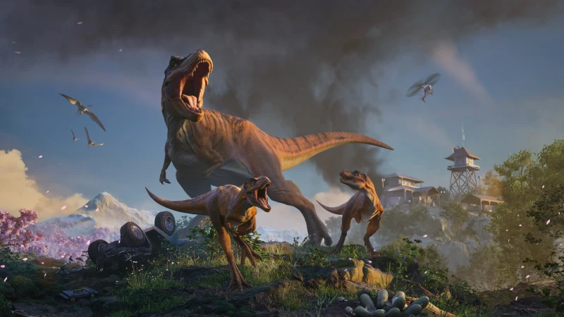 Jurassic World Evolution 3: набор «Пустоши»