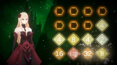 Battle Puzzle 2048 - Queens of the Abyss — скриншот 2