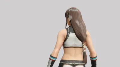 Прическа "Длинные волосы Хиноа" — скриншот 3