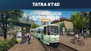 CTS 2026 - Tram DLC: Tatra KT4D - City Transport Simulator Bus & Tram