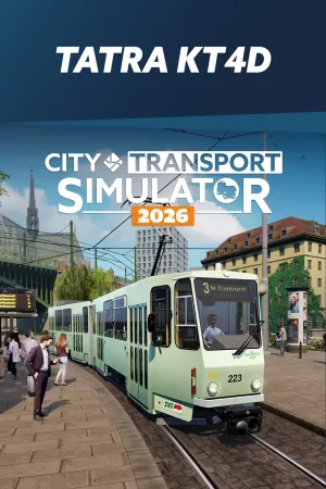 CTS 2026 - Tram DLC: Tatra KT4D - City Transport Simulator Bus & Tram