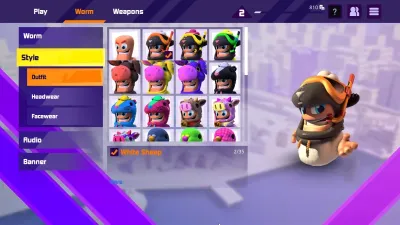 Worms Rumble - Legends Pack — скриншот 3