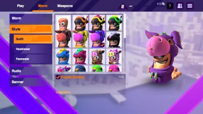 Worms Rumble - Legends Pack — скриншот 6