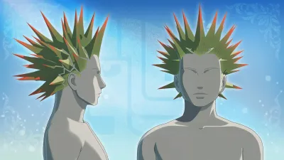 Вдохновленная монстром прическа: шипы эспиназа — скриншот 1