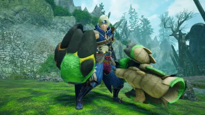 Многослойное оружие охотника «Набитый Гарангольм» (силовой клинок) — скриншот 3