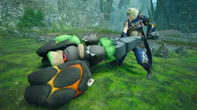 Многослойное оружие охотника «Набитый Гарангольм» (силовой клинок) — скриншот 5